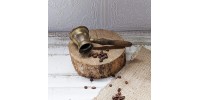 Pot à café turc en laiton antique